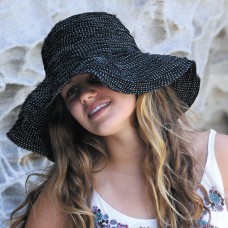 Mujers Sun Hat  Fabric Scrunchie Hat  UPF50+  Black JAPAN SHIP FREE  4571396161676 eb-55866812